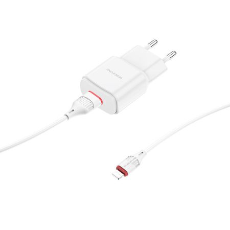 СЗУ Lightning 2,1A, 5W Borofone BA48A White