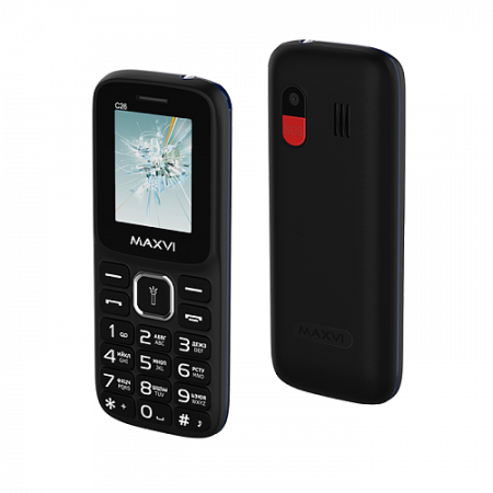 Телефон Maxvi C26 Black-blue