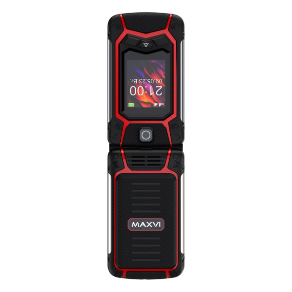 Мобильный телефон MAXVI E10ds, 2.8” + 1.77”, 2000 mAh Красный+Док-станция