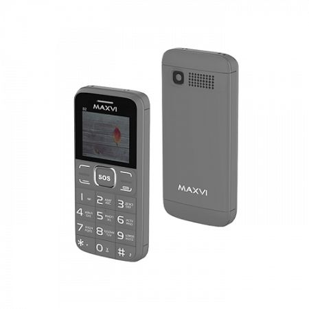 Телефон Maxvi B2 Gray