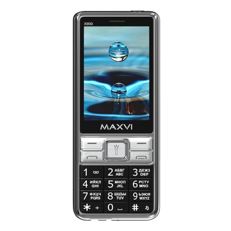 Мобильный телефон MAXVI X900i, 2.8”, 2 sim-карты, 1800 mAh Черный