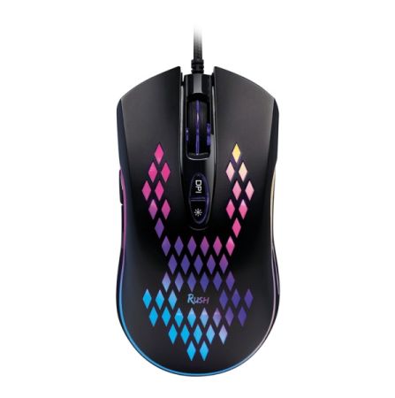 Мышь проводная Smartbuy RUSH Incerto SBM-741G-K Black
