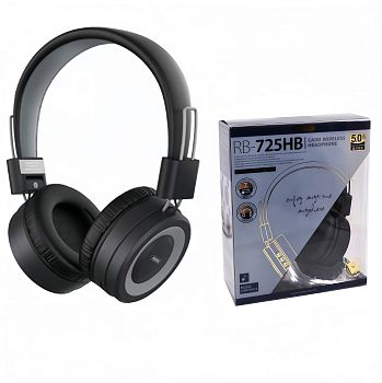 Наушники накладные Bluetooth Remax RB-725HB серый