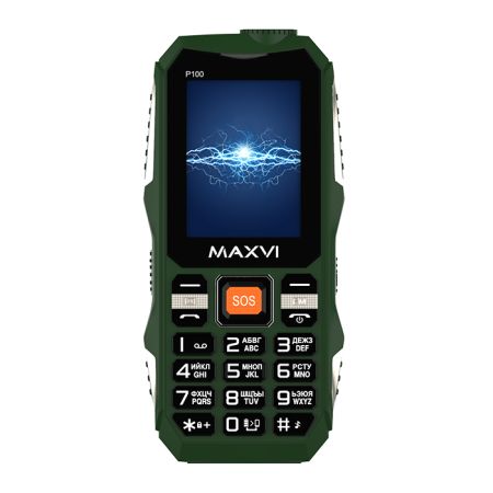 Телефон Maxvi P100 Green