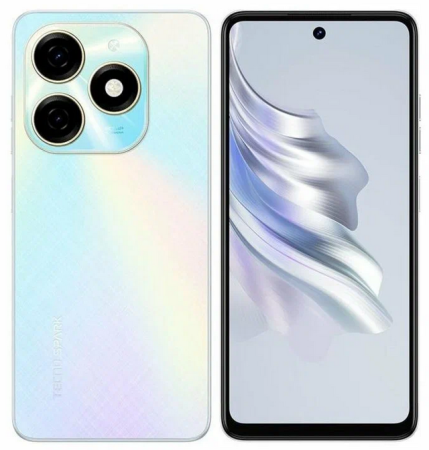 Смартфон Tecno Spark 20c, 4/128Гб Mystery White