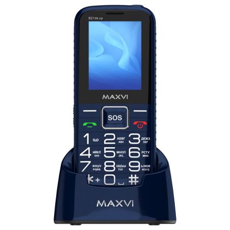 Мобильный телефон Maxvi B21ds up, 2 sim-карты, 2300 mAh Синий
