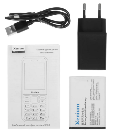 Мобильный телефон Philips Xenium X300, дисплей 2.8", 3000 мAч, Orange + Black