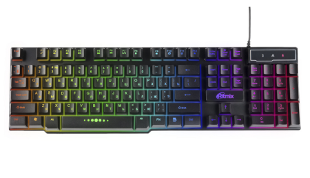 Клавиатура проводная RITMIX RKB-200 BL Black 