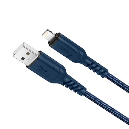 Кабель iPhone Lightning - USB 2.1A HOCO X59 1m Blue
