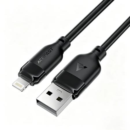 Кабель iPhone Lightning - USB 2.4A ACEFAST C16-06 2m Black