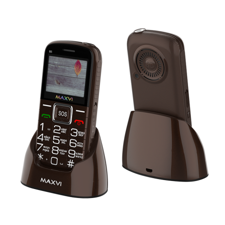 Телефон Maxvi B5 Brown