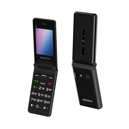 Телефон Maxvi E9 black