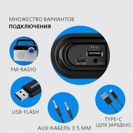 Колонка Smartbuy HERO, 16Вт, Bluetooth, FM, USB, камуфляж (SBS-5280)/12