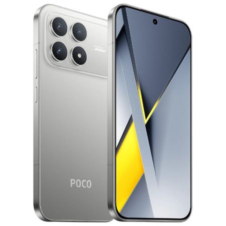 Смартфон Xiaomi Poco F8 Pro 12/256Гб, Global, Dual nano SIM,Titanium Silver