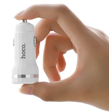 АЗУ micro 2.4A 2USB HOCO Z27 White