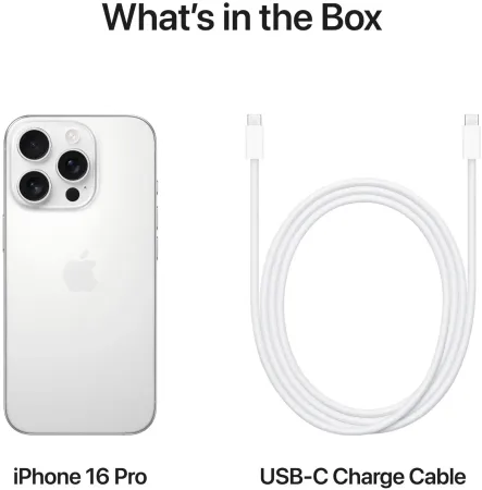 Смартфон Apple iPhone 16 Pro 1 ТБ , Белый титан/White Titanium