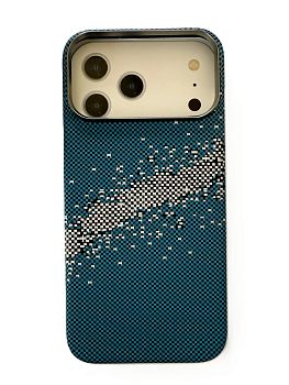 Накладка IPhone 17 Pro Max MORE MagSafe синий