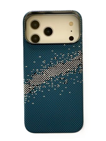 Накладка IPhone 17 Pro Max MORE MagSafe синий